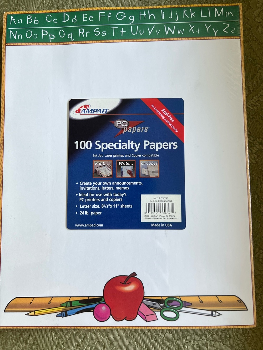 NWT Specialty School Theme 100 Sheets